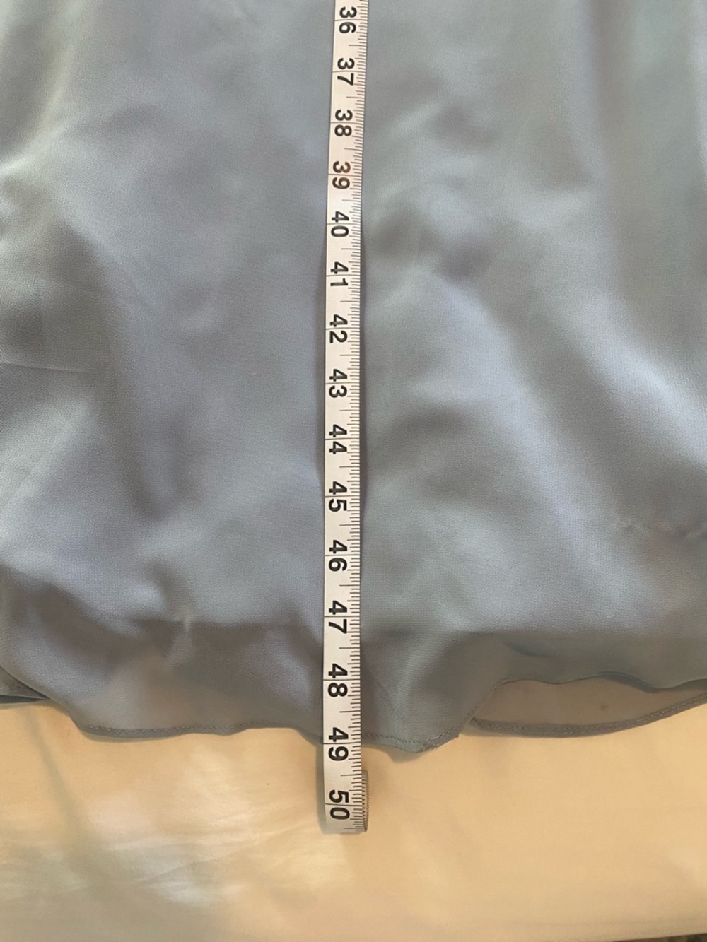Azazie Dusty Blue Kora Pleated Chiffon Maxi Dress - Picture 6 of 8